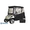 Eevelle Greenline 2 Passenger Drivable Golf Cart Enclosure - Jet Black GLEYDB02 - alternate 1